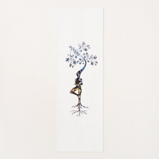 Zen Art wächst wie ein Baum Yogamatte (Vorderseite)
