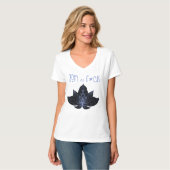 ZEN AS F*CK Gag top V-Nacken Tshirt (Vorderseite Vollansicht)