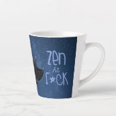 ZEN AS FCK Funny Gag Geschenke Cup Latte Tasse (Rechts)