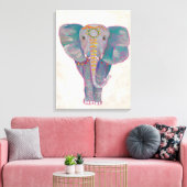 Zen Asian Elephant Leinwanddruck (Insitu (Wohnzimmer))