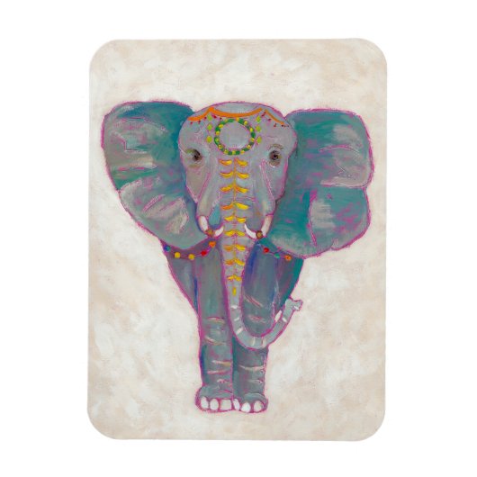 Zen Asian Elephant Magnet (Vertikal)