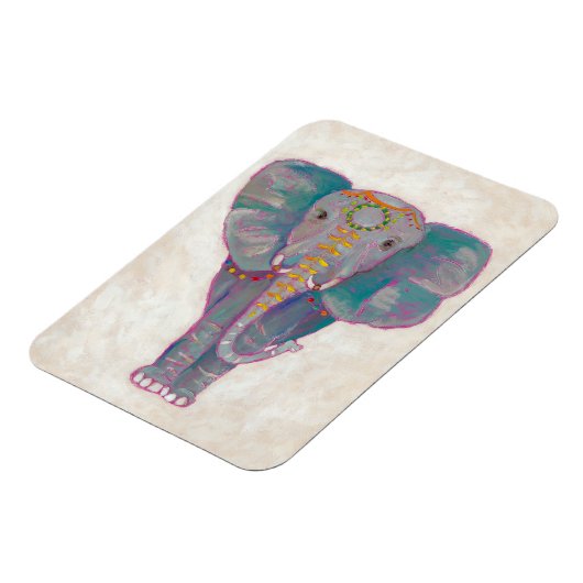 Zen Asian Elephant Magnet (Linke Seite)