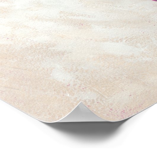 Zen Asian Elephant Poster (Ecke)