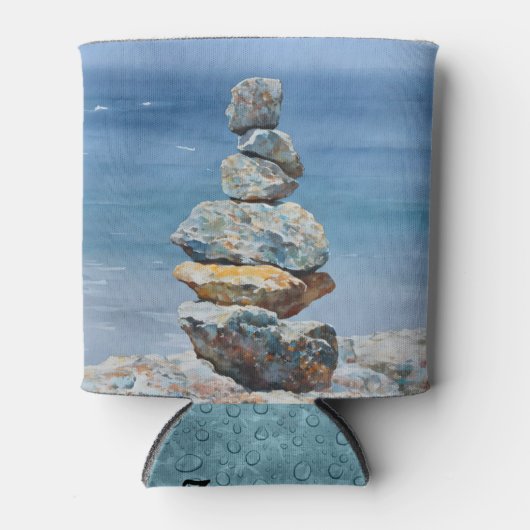 Zen Balancing Rocks Serenity Style kann kühlen Dosenkühler (Vorderseite)