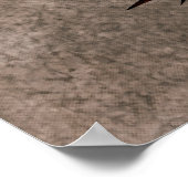 Zen Bamboo Dankbarkeit Poster (Ecke)