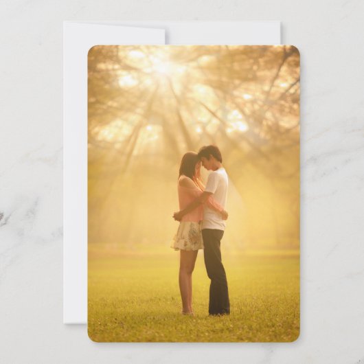 Zen Bamboo Double Happy Chinesisch Save the Date Einladung (Rückseite)