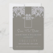 Zen Bamboo Double Happy Chinesisch Save the Date Einladung (Vorderseite)