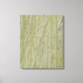 'Zen Bamboo II' überzogene Canvas Print Leinwanddruck