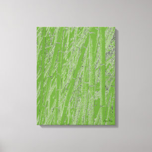 'Zen Bamboo III' Kunstdruck auf Leinwand