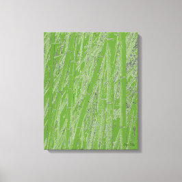 'Zen Bamboo III' überzogene Canvas Print Leinwanddruck