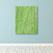 'Zen Bamboo III' überzogene Canvas Print Leinwanddruck (Insitu (Holzboden))