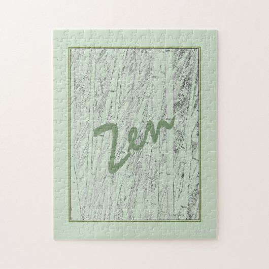 'Zen Bamboo' Jigsaw Puzzle (Vertikal)