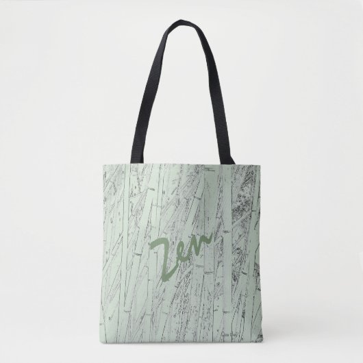 "Zen Bamboo" Tasche (Vorderseite)