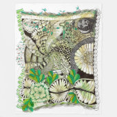 Zen Bamboo und Panda Blanket Fleecedecke (Vorderseite)