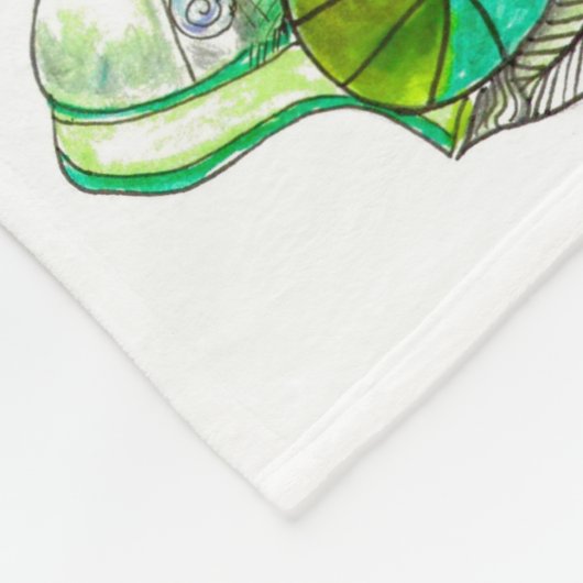 Zen Bamboo und Panda Blanket Fleecedecke (Ecke)