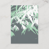 Zen Bamboo Verlasse doppeltes Glück chinesische Ho Platzkarte (Rückseite)