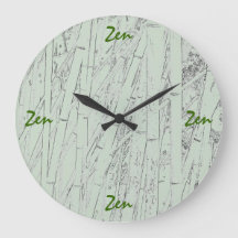 'Zen Bamboo' Wall Clock