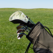 Zen-Bambuswald Botanisches Muster (1) Golf Headcover (In SItu)