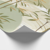 Zen-Bambuswald Botanisches Muster (3) Geschenkpapier (Ecke)