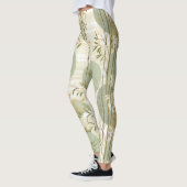 Zen-Bambuswald Botanisches Muster (3) Leggings (Links)