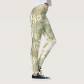 Zen-Bambuswald Botanisches Muster (3) Leggings (Rechts)