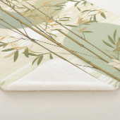 Zen-Bambuswald Botanisches Muster (3) Sherpadecke (3/4)