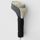 Zen-Bambuswald Botanisches Muster (4) Golf Headcover (angewinkelt)