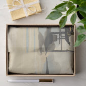 Zen-Bambuswald Botanisches Muster (4) Seidenpapier (Geschenk)