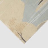 Zen-Bambuswald Botanisches Muster (4) Seidenpapier (Detail)
