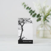 Zen-Baum-Balance L Natur-Fotografie Visitenkarte (Stehend Vorderseite)