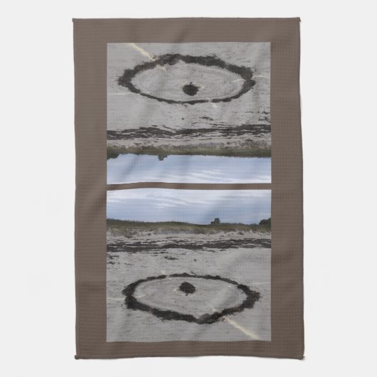 Zen Beach Kitchen Towel Geschirrtuch (Vertikal)