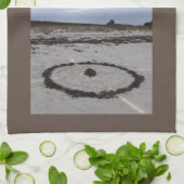 Zen Beach Kitchtuch Geschirrtuch (Gefaltet)