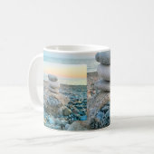 Zen Beach Stones Kaffeetasse (Vorderseite Links)