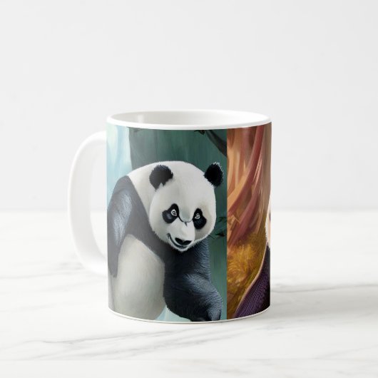 Zen Bears Kaffeetasse (Vorderseite Links)