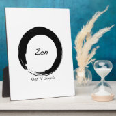 Zen: Behalt einfach Fotoplatte (Seite)