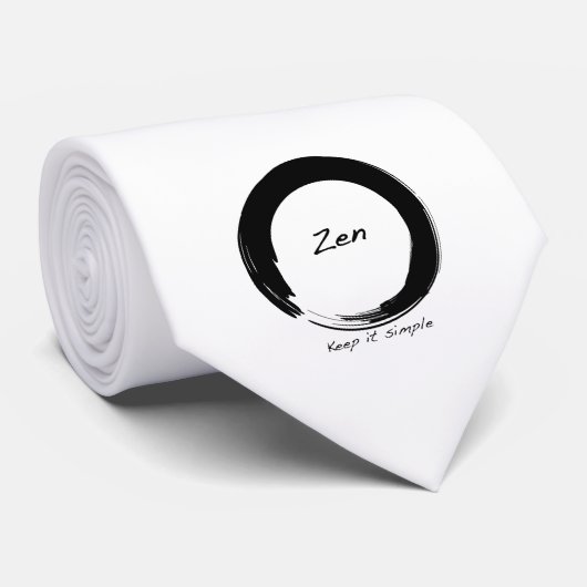 Zen: Behalt es einfach Krawatte (Gerollt)
