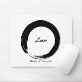 Zen: Behalten Sie ihn einfach Mousepad (Mit Mouse)