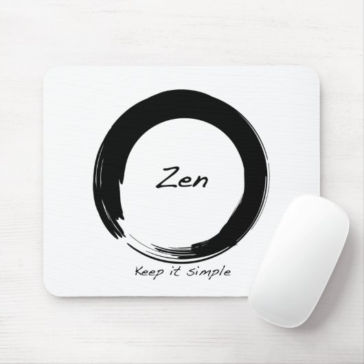 Zen: Behalten Sie ihn einfach Mousepad (Mit Mouse)