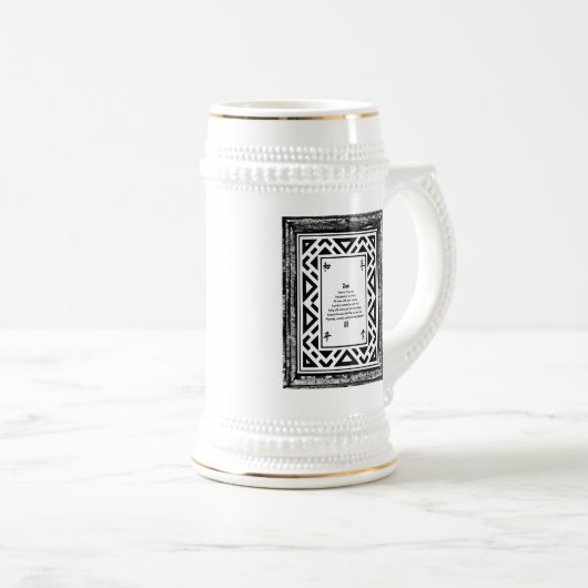 Zen Bierglas (VorderseiteRechts)