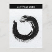 Zen-Bild: Enso Postkarte (Vorderseite)