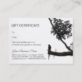 ©Zen Bird Orientale Fotografie Geschenkgutschein Rabattkarte (Rückseite)