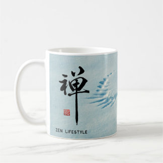 Zen Bird/Zen Lifestyle/Magnetkarte Kaffeetasse