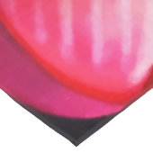 Zen Blooming Pink Lotus Blume Wasserfarbe Tischdecke (Schrägansicht)