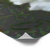 Zen-Blume Poster (Ecke)