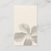 Zen-Blume-Visitenkarte Visitenkarte (Rückseite)