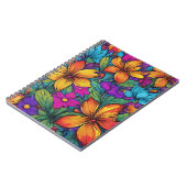 "Zen-Blumen" Kunst-Spiralblock Notizblock (Linke Seite)