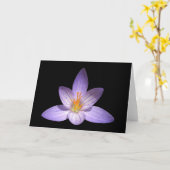 Zen-Blumen-Raum-Gruß-Karte Karte (Gelbe Blume)