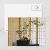 Zen-Blumenanordnung Postkarte (Vorne/Hinten)