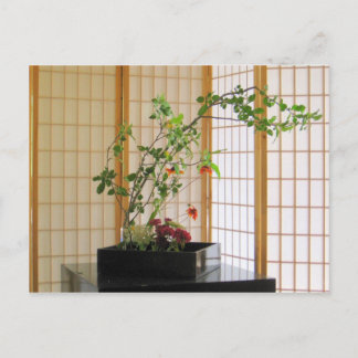Zen-Blumenanordnung Postkarte