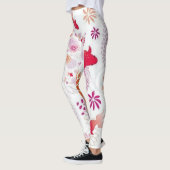 Zen-Blüten: Kimono Chic Leggings (Links)